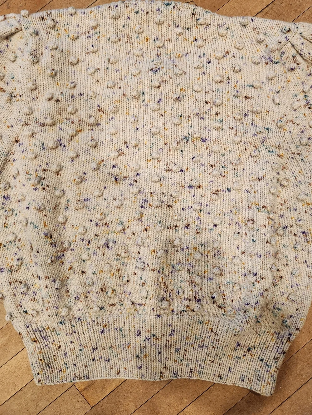 Misha & Puff Ellie Popcorn Cardigan in Iris Confetti - Picture 13 of 15